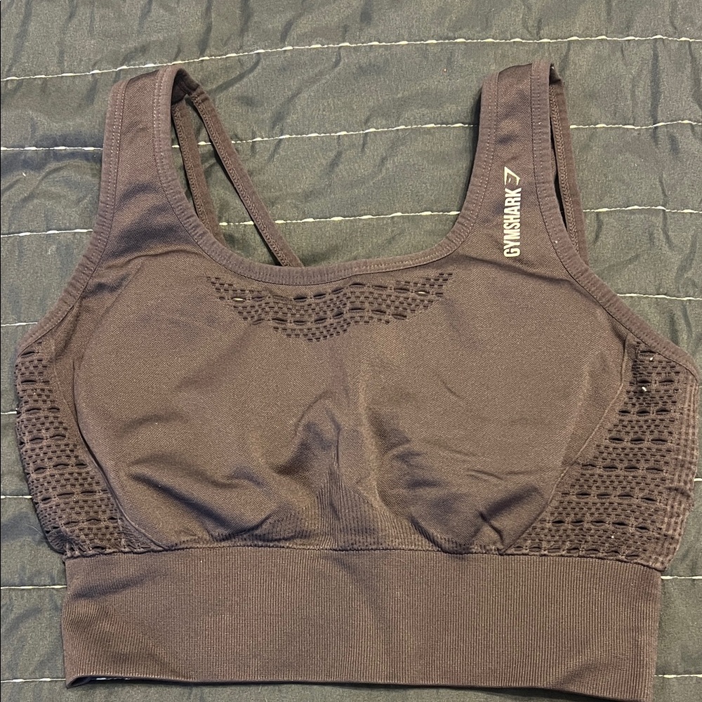 Gymshark Women's Dark Gray Sports Bra